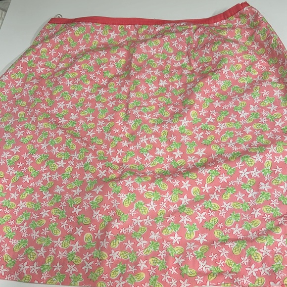 ❤️❤️LILLY PULITZER Skirt ~ Pink Pineapple ~ VINTAGE White Label ~ Size 14 - Picture 1 of 4